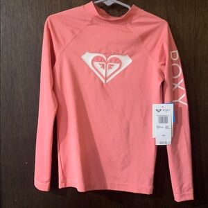 *3/$30* NWT! Roxy Kids Coral Rash Guard size 7